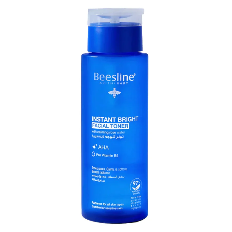 Beesline Instant Bright Facial Toner with calming rose water